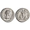 ROMAN: Caracalla (198-217), silver denarius (3.56g), Rome mint, 201 CE. Youthful bust right / two ca