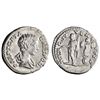 ROMAN: Geta (209-211), silver denarius (3.46g), Rome mint, 200-202 CE. Youthful bust right / Geta in