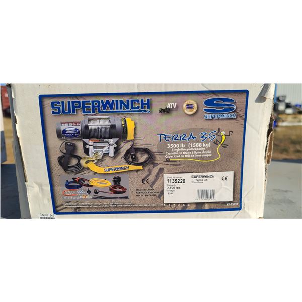 TERRA 35. 3,500LB (1588KG) SINGLE LINE ATV WINCH SYSTEM