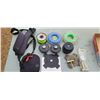 Image 1 : LOT OF TRIMMER CORD, CORD DISPENSERS, WEED WACKER SLING AND 230 X1.8 X 4 BLADE