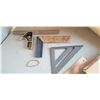 Image 9 : ASSORTED 7 1/2" SAW BLADE, T-SQUARES, ANGLE SQUARE, 2" BALL