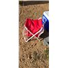 Image 3 : LARGE LOT OF CAMPING CHAIRS, SUN UMBRELLAS PLUS COLEMAN COOLER PLEASE SEE IMAGE