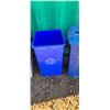 Image 3 : TWO LARGE TRASH CANS AND TWO MEDIUM RECYCLING CANS