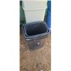 Image 2 : TWO MEDIUM RECYCLING CANS, TWO MEDIUM TRASH CANS AND FIVE OFFICE TRASH CANS