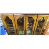 Image 7 : 5'4" x 6'8" x 19" CHINA CABINET