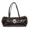 Image 1 : Prada Black Leather Shoulder Bag