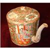 Image 1 : C.1840 CHINESE EXPORT ROSE MEDALLION TEAPOT #2245300