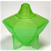 Image 1 : Sphinx Green Satin Glass Art Deco Powder Jar  #2245537