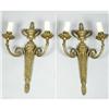Image 1 : Pair of 19th c. bronze sconces #2245717