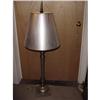 Image 1 : 50's Modern Aluminum and Brass table lamp #2245732