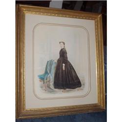 Southern Civil War singed portrait a woman    #2246120