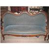 Image 1 : Rococo Revival Rosewood Camel back carved sofa#2246185