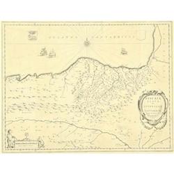 Antique Map Spain Europe Blaeu 1635 #2259202