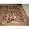 Image 1 : UZBEK SILK HANDMADE EMBROIDERY SUZANI 73x54" #2259256