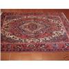 Image 1 : ANTIQUE HAMADAN HAND KNOTTED AREA RUG 6.7x5 #2259257
