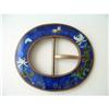 Image 1 : ANTIQUE JAPANESE CLOISONNE ENAMEL BUCKLE #2259345