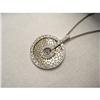 Image 1 : 18K WG Diamond Circle Snowflake Filigree #2259699