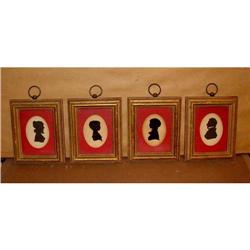 Family Silhouette Silhouettes 19c Mother Father#2260002