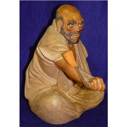 Wooden Kung Fu Karate Master Statue Carving  #2260019