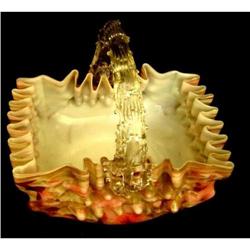 Antique English Art Glass "Wedding Basket" #2260107