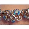 Image 1 : CORO IRIDESCENT BLUE RHINESTONE NECKLACE #2272929