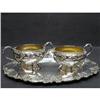 Image 1 : CREAM*SUGAR*TRAY*SILVER PLATED SET #2272935