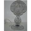 Image 1 : Cut crystal lamp- two piece w/dombed top #2273128