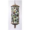 Image 1 : ART DECO HANGING LAMP W JEWELED DESIGN #2273189