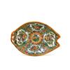 Image 1 : 19C Chinese Export Rose Medallion Leaf Spoon #2273436