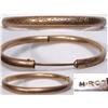 Image 1 : Victorian ROSE GOLD FILLED hinged bracelet #2273482