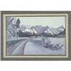 Image 1 : Winter Landscape watercolor signed Smith #2281250
