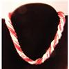 Image 1 : Three-colored twisted vintage  beaded choker #2281421