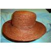 Image 1 : Vintage Red Retro Scala Design Straw Hat #2281549