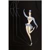 Image 1 : Erte Dancer in Blue Offset Lithograph #2281969