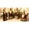 Image 1 : JIM SHORE SANTA CLAUS ORNAMENTS * ENESCO #2282909