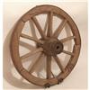 Image 1 : ANTIQUE WOOD WAGON WHEEL / TABLE #2282979