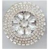 Image 1 : SALE Round Rhinestone Pin with Class #2283020