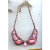 Image 1 : SALE Love Pink  Rhinestone  Necklace #2283110