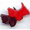 Image 1 : SALE Black and Red  Scottie dogs Bakelite #2283112