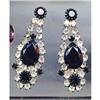 Image 1 : SALE Long and lush Black and White Rhinestone #2283136