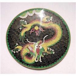 Beautiful Small Japanese Plate Cloisonné #2283429