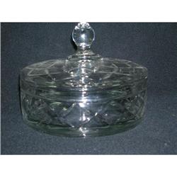 CUT GLASS COVERED CANDY BOX CIRCA 1920'S #2283448