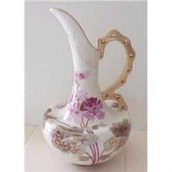 Austrian vase with painted geraniums #2283461