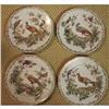 Image 1 : 4 ANTIQUE LIMOGE STYLE BAROQUE PHEASANT PLATES #2283889