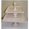 Image 1 : Ceramic Porcelain 2 Tier Cake Treat Stand  #2284003