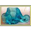 Image 1 : PRESSED GLASS ELEPHANT MATCH TOOTHPICK HOLDER #2284013