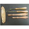 Image 1 : 5 PIECE ANTIQUE CELLULOID NAIL GROOMING SET #2292943