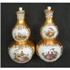 Image 1 : DRESDEN HELENA WOLFSOHN BOTTLE VASES  c 1880 #2293512