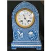 Image 1 : CONTINENTAL CERAMIC CLOCK  c 1900 very #2293544