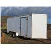 Image 2 : Aluma 2 Axle Box Utility Trailer w/ Tilt Ramp & Side Door 251"Lx101"Wx103"H